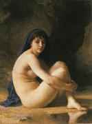 Adolphe William Bouguereau Seated Nude (mk26) oil